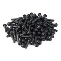 100PCS Black Tire Valve Stem Rubber & Brass Tubeless Tire Valve Stem  Tire Center Technicians TR414
