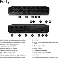 Hewlett-Packard HP EliteDesk 8 Mini G2i AI Ultra 7 356H 16GB DDR5 5600 SSD512 Intel Graphics W11Pro 3Y OnSite