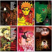 @ Naruto Manga Series Characters Motivational & Inspirational Pack Of 6 UKZQ279 50%off