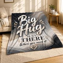 Big Hug When You Need It Coral Fleece Blanket 75cm*90cm gray