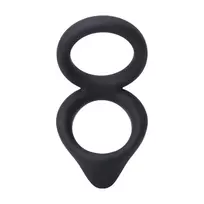 Rock Solid Dual Enhancer Ring with Textured Stimulating Surface