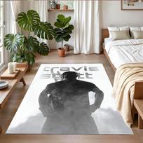 Anti‑Slip Crystal Velvet Floor Rug, Travis Scott Design Carpet for Indoor Living Bedroom Home Decoration 80cmx120cm