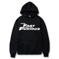 The Fast and The Furious Letter Graphic Unisex Hoodie Sweatshirt Womnen Fashion Brand Design Pullover Unisex Hoodies XXXL black