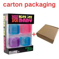 Schylling Needoh Nice Cube Sensory Squeeze Toy Super Squish Squishy Stress Relief Anti-Anxiety Fidget Tool