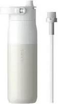 No Name LARQ Bottle Swig Top - butelka termiczna ze słomką 680ml (granite white)