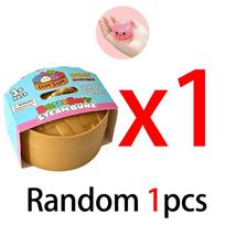 Glitter Dumpling Squishy With Box Dumplings Sensory Steamer Soft Tpr Dough Ball For Decompression Fidget Toy Stress Relief Gift