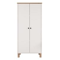 Spinta Kalune Design Nord ND5-SW, ąžuolo sp./balta sp., 61 cm x 33 cm x 133.6 cm