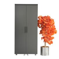 Laisvai pastatoma virtuvės spintelė Kalune Design Guzzo, antracito sp., 80 cm x 42 cm x 180 cm