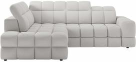 Kampinė sofa - lova Bronon Paolli 01, balta sp., kairinė, 200 x 296 cm x 109 cm