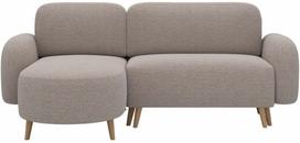 Kampinė sofa - lova Bawal Royal 18, smėlio sp., kairinė, 150 x 230 cm x 95 cm