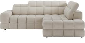 Kampinė sofa - lova Bronon Calmora 18, smėlio sp., dešininė, 200 x 296 cm x 109 cm