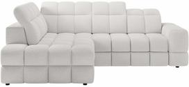 Kampinė sofa - lova Bronon Royal 01, balta sp., kairinė, 200 x 296 cm x 109 cm