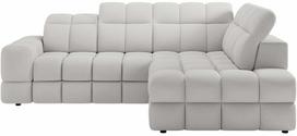 Kampinė sofa - lova Bronon Paolli 01, balta sp., dešininė, 200 x 296 cm x 109 cm