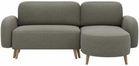 Kampinė sofa - lova Bawal Tonall 33, žalia sp., dešininė, 150 x 230 cm x 95 cm