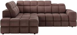 Kampinė sofa - lova Bronon Tonall 22, ruda sp., kairinė, 200 x 296 cm x 109 cm