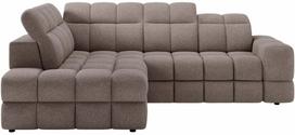 Kampinė sofa - lova Bronon Paolli 18, smėlio sp., kairinė, 200 x 296 cm x 109 cm