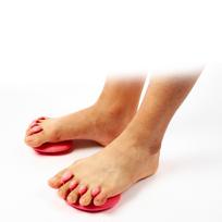 Pirštų arkos treniruoklis, hallux valgus korektorius, pirštų separatoriai, tarpikliai, tiesintuvas, jogos ir fitneso įrankis, rožinis rožinė