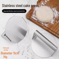 Nerūdijančio plieno mėsainio kotleto presas - Mėsos, kepsnio ir kepimo įrankis Thickened 70g Stainless Steel Patty Press - Bare gray
