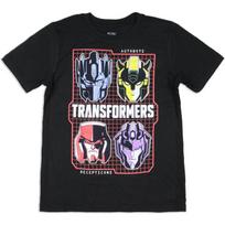 Transformers Boy's Optimus Prime VS Decepticon Megatron Graphic Print Kids Short Sleeve T-Shirt XXXXXL įvairiaspalvis