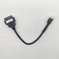 4 pin Plug Adapter for use with certain HONDA motorbikes. This adapter converts a standard 16 pin OBD2 type plug to the HONDA 4 pin plug for plugging gray