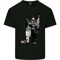 Anarchy Banksy Punk Mum Mens Cotton T-Shirt Unisex T-Shirt XXXXL gray