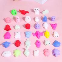 5Pcs Cute Animal Squishy Fidget Toys Stress Relief pink