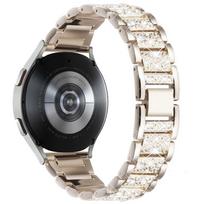 20mm 22mm Band for Samsung Galaxy Watch 4/5 44mm 40mm/6 Classic/5 pro 45mm 47mm Diamond bracelet correa Huawei GT 2/2e/3/4 strap Galaxy watch 3 45mm gray