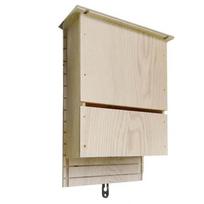 M-Modern-Large Outdoor Bat House, Huge Wooden Box, Weatherproof, Untreated Spiral Bat House, Shelter, Garden Accessories A