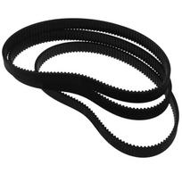 Guminis duonos kepimo mašinos diržas 128 dantų 384 mm Duonos gamintojo diržas sklandžiam maišymui Virtuvės prietaiso atsarginės dalys black