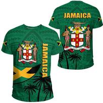 Jamaica Flag Map 3D Printed T Shirt For Men Clothes Fashion Male T-Shirt National Emblem Tshirt Independence Day Tee Women Tops 6XL brown