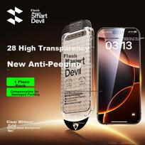 Screen Protector for IPhone 16/15, Full Coverage Tempered Glass Film, Shatterproof, Anti-Drop, Left And Right Protectionn, 1 Piece Package