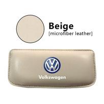 For VOLKSWAGEN VW PU Leather Car Leg Knee Cushions Elbow Pad Car Door Center Control Armrest Soft Pad For Volkswagen VW R Line M beige