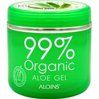 Aloins Cosmetics Organic 99 Aloe Gel 210g Body Use Non-Sticky green