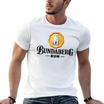 Exquisite Bundaberg Rum Design T-Shirt Summer Print Short Sleeve Tee XXL white