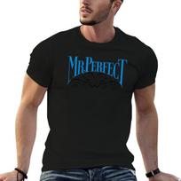 Mr Perfect - Kurt Henning T-Shirt man t shirt graphic men t shirt cotton 100% T-Shirt XS black