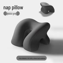 Hug-Style Nap Pillow for Office & School Desks - Ergonomic Prone Chest Pillow for Lunch Breaks 28*25*18 cm