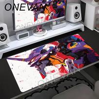 Large Mats E-Evangelione Mouse Pad Gamer Desk XXL Rug Office Accessories Computer Table Carpets Anime PC Gaming E-Sports Pads 30x60cm white