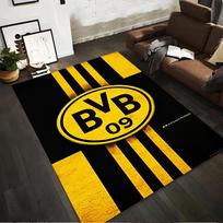 BVB 09 Black and Yellow Logo Design Rug Non-slip rug suitable for living room and bedroom sofas 70x100cm( 27x39in )