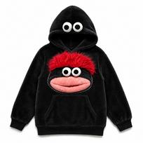 Kids Funny Halloween Hooded Pajamas with 130 black
