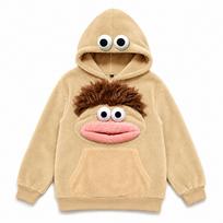 Kids Funny Halloween Hooded Pajamas with 140 beige