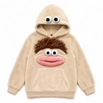 Kids Funny Halloween Hooded Pajamas with 140 beige