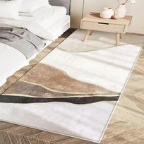 Minimalist Cream-Coloured Bedside Rug, Plush and Warm Long Bedside Rug, Sofa Living Room Rug, Home Decor 40X120CM(1.3X3.9FT