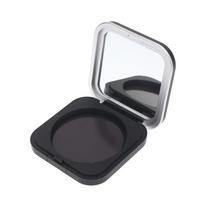 Tuščia magnetinė kosmetikos paletės laikiklio dėžutė su veidrodėliu, apvalus tinklelis 60 mm plokštelė, skaistalai, lūpų dažai, pudra, pasidaryk pats makiažo dėžutė magnetic