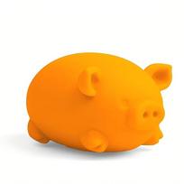 Nauja serija „Mažasis paršelis“ (Blind Box) Stalo puošmena Žaislai nuo streso Tinka žmonėms, patiriantiems spaudimą Smagus minkštas streso kamuoliukas orange