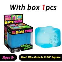 Nee Doh Nice Cube Squishy Toy Super Solid Squish Stress Relief Fidget Toy For Kids Adults Anti-Stress Squeeze Ball With Box
