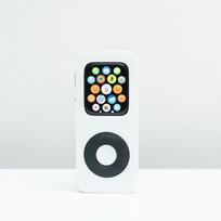 3D spausdinimas iWatch Pod apsauginiam dėklui Palaiko iWatch Išplečia IPod iWatch serijai 7/8/9/10 Apple Watch 40/46/42/45/41mm For S4 5 6 SE (44mm) balta