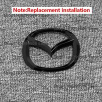 CX-30 glossy black ABS Car Front Grille Eemblem Rear Trunk Badge Sticker SKYACTIV G E SKYACTIV X For Mazda CX30 Logo Accessories