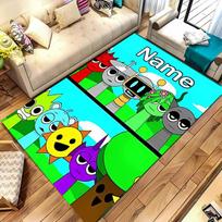 Custom personalization Sprunki themed Area Rug - Perfect For Kitchen, Bathroom,Laundry Room Decor Large Size Available,Gift All Seasons 50cmx80cm