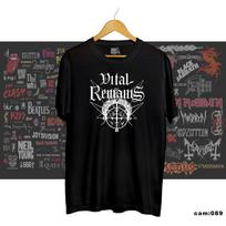 Vital Remains T-Shirt 100% Cotton XL black