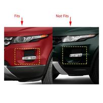 WF-1Set Front Bumper Fog Light Lamp Grille Bezel Cover For Range Rover Evoque 2012-2015 LR057397 LR057396 LR026546 LR026545 NONE brown